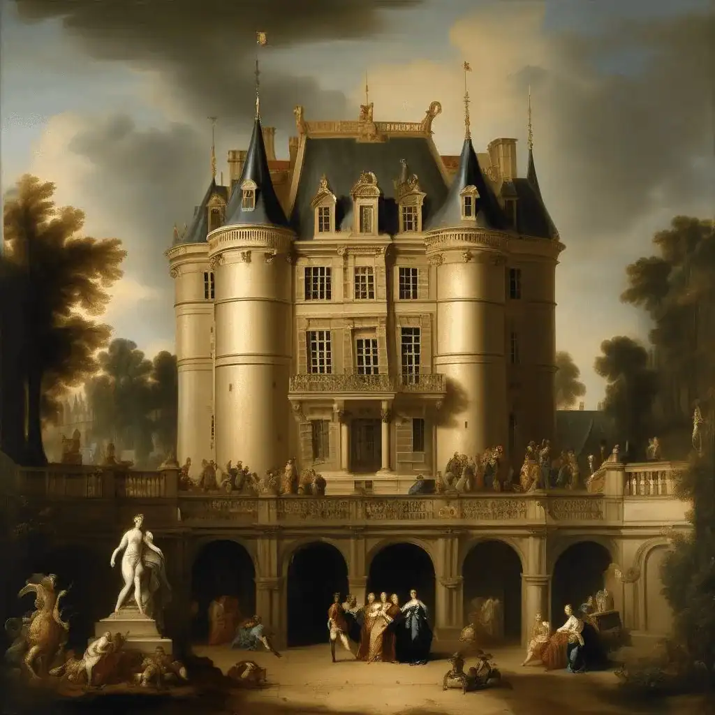 The New Château at Saint-germain-en-laye – Adam van der Meulen